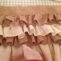 Burlap Ruffled Valance