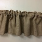 Burlap Valance Great Rustic Look