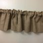 Burlap Valance Great Rustic Look