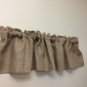 Burlap Valance Great Rustic Look