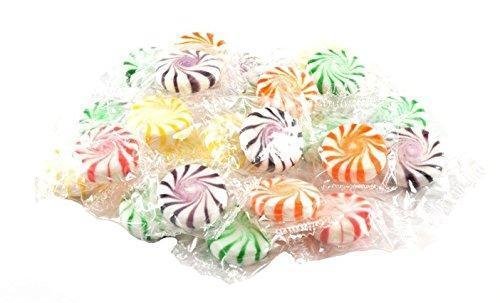 CandyRus  Assorted Fruit Flavors Starlight Hard Candy - 2 LB Bag
