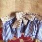 Natural Burlap Runner With your choice of ruffle's color
