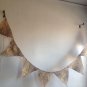 Holidays burlap banner Be Merry Burlap Christmas banner