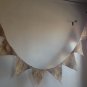 Holidays burlap banner Be Merry Burlap Christmas banner