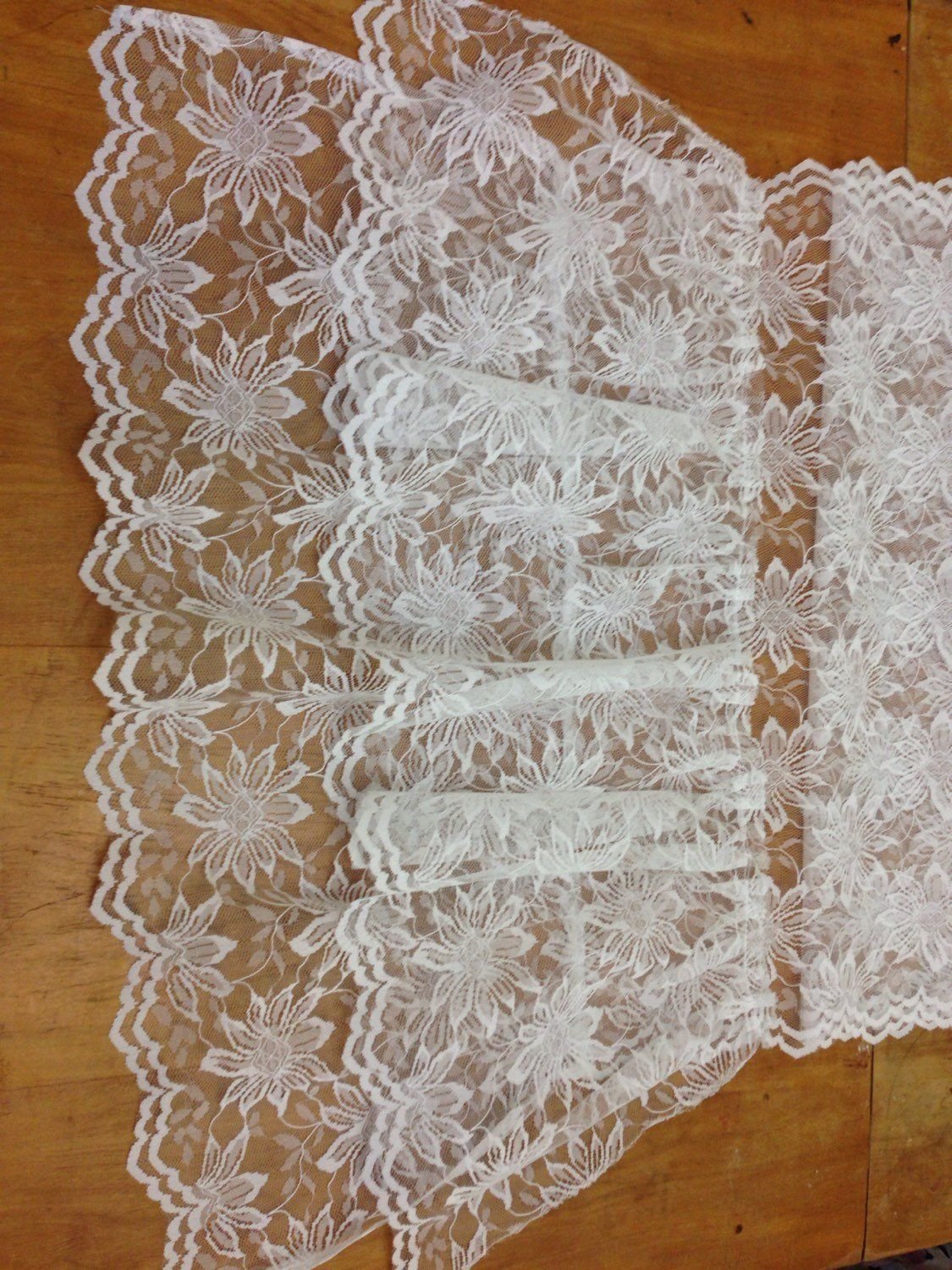 Lace table runner  80 x 24