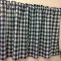 Cafe style hunter green gingham