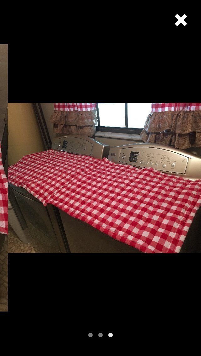 2Quilted washer and drier top cover