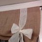 BurlapTie Up Valance
