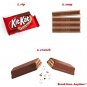 HERSHEY'S KIT KAT Candy Bar, Milk Chocolate Covered Crisp Wafers, Extra Large (4
