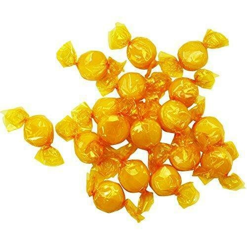 Butterscotch Hard Candy - 4 Pounds - Butterscotch Discs Button