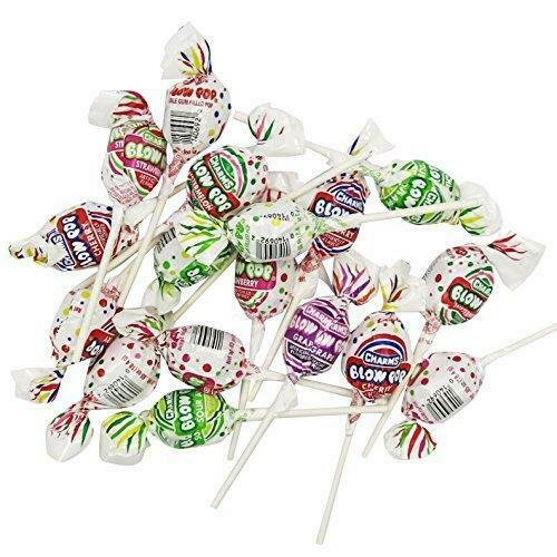 Charms Blow Pops, Assorted Flavors, bubble Gum Filled Pops, 3 LB Bulk Candy