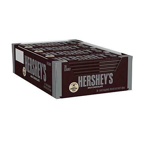 Hershey's Milk Chocolate Candy Bar, 1.55 Ounce (Pack of 36)