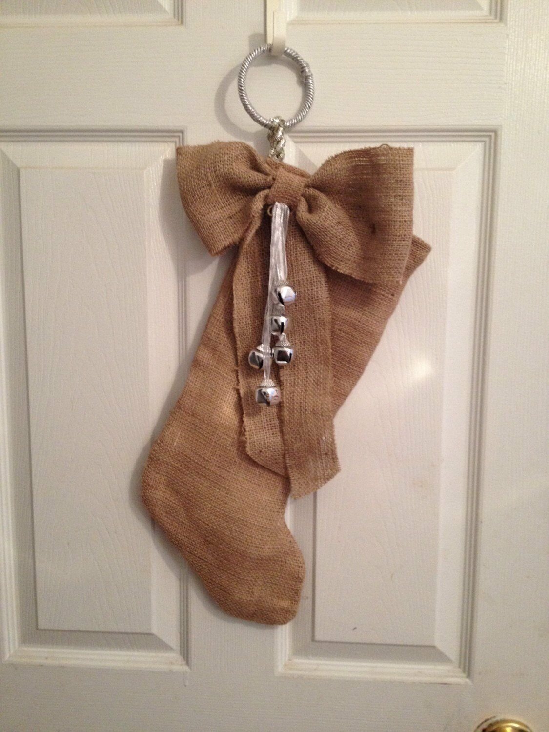 Christmas Burlap Stocking