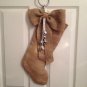 Christmas Burlap Stocking