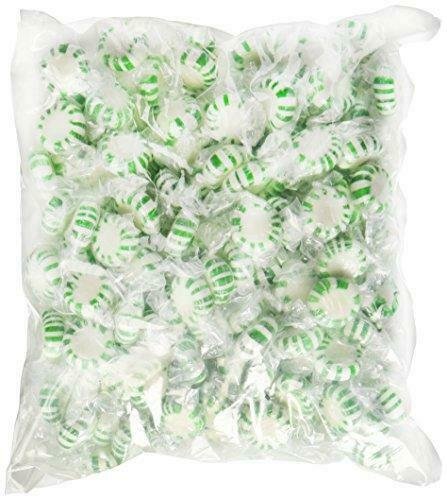 Quality Candy Spearmint Starlights - 2 Lb Bag