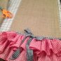 Burlap Ruffeld runner