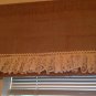 40" Burlap and Lace valance