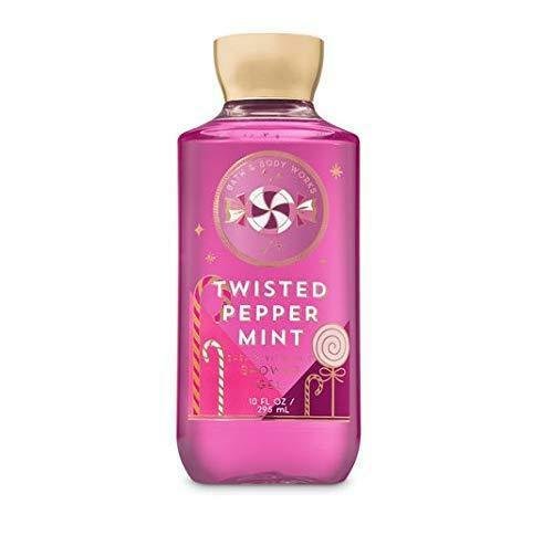 Bath and Body Works TWISTED PEPPERMINT Shower Gel 10 Fluid Ounce (2018 Edition)