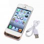 2200mAh External Battery Power Bank Backup Case Cover For iPhone 5 5S