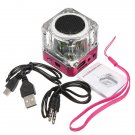 Mini LCD Music SD/TF Player Speaker FM Radio For iPhone Smartphone