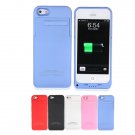 2200mAh External Battery Backup Charging Case With Stand For iPhone 5