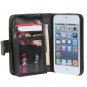 Card Holder Flip Wallet Leather Case Cover Skin For iPhone 5 5G