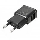 2 Dual USB Ports Charger Adapter EU Plug For iPhone Smartphone Device