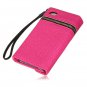 Zipper Envelope Purse Leather Wallet Design Case Cover For iPhone 4 4S