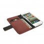 Retro Flip Wallet PU Leather Case With Stand For iPhone 5
