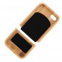 Genuine Real Natural Wood Wooden Bamboo Hard Back Case For iPone 5 5S