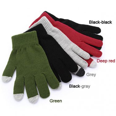 Capacitive Touch Screen Gloves Hand Warmer for iPhone 5 4 3