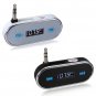 Wireless 3.5mm Handsfree LCD Display Fm Transmitter For iPhone iPod