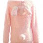 Thicken Warm Plush Fleece Bunny Ears Tail Outerwear