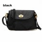 Pure Color PU Leather Satchel Bag