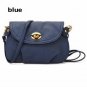 Pure Color PU Leather Satchel Bag