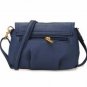 Pure Color PU Leather Satchel Bag