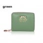 Bow Candy Colors Zipper Short Purse