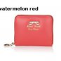 Bow Candy Colors Zipper Short Purse