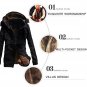 Men Outdoor Coat Thicken Cotton-Padded Hoodie Jacket