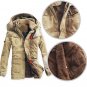 Men Outdoor Coat Thicken Cotton-Padded Hoodie Jacket
