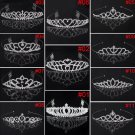 Silver Crystle Wedding Bridal Tiara Alloy Crown Bride Head Band
