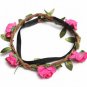 Boho Garland Weave Wreaths Wedding Beach Floral Elastic Hairband