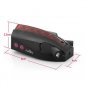 5 LED 2 Laser Beams Intelligent Bike Logo Safety Rear Tail Light