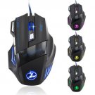3200 DPI 7 Button LED Optical USB Wired Gaming Mouse