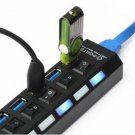 High Speed 7 Ports USB 3.0 External HUB Adapter