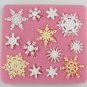 3D Silicone Snowflakes Cake Fondant Decoration Mold