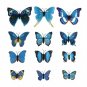 12Pcs 3D Butterfly Wall Sticker Fridge Magnet Home Decor Art Applique