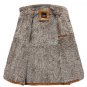 PU Leather Slim Fit Plush Lining Warm Jacket