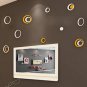 1 Set Circles Creative Stereo Removable 3D DIY Wall Stickers