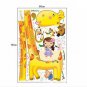 Removable Giraffe Height Wall Sticker Kids Room Decor